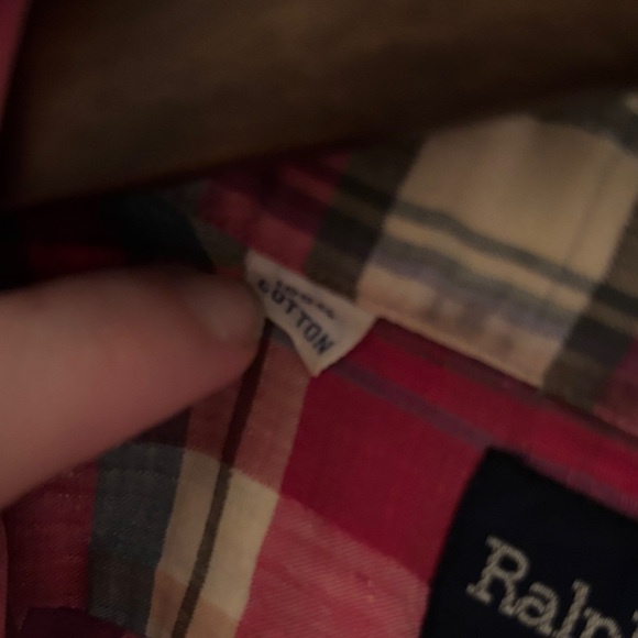 Ralph Lauren Men's Plaid Button Down Shirt XL Classic - Picture 3 of 7